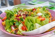 Photo of a salad on a plate