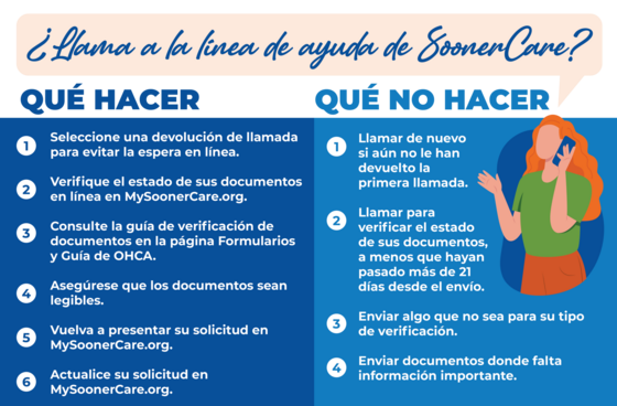 SoonerCare helpline graphic