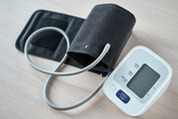 Photo of a blood pressure monitor