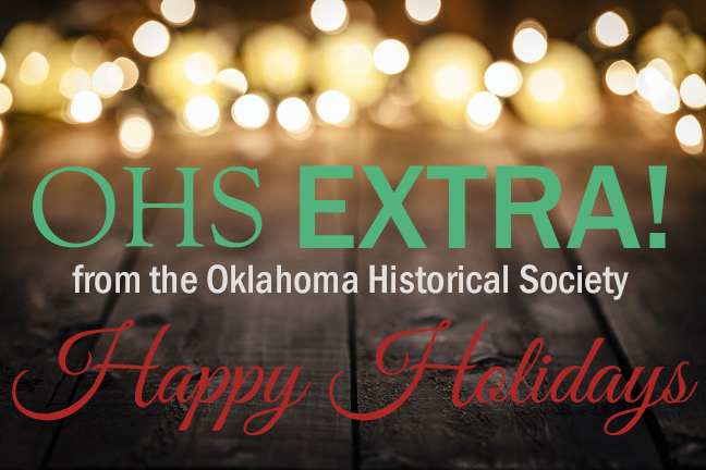 OHS EXTRA banner with holiday lights