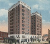Skirvin Hotel Oklahoma City postcard image, c. 1918