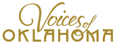Voices of Oklahoma gold logo