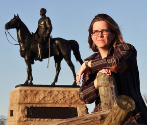 Dr. Jennifer Murray at Gettysburg National Park