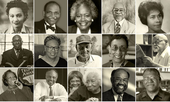 Voices of Oklahoma collage of Black interviewees