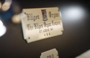 A detail of the Kilgen organ manufactured in St. Louis