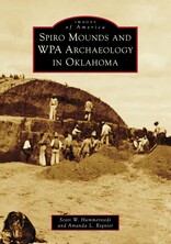 a book cover of the publication "Spiro Mounds and WPA Archeaology in Oklahoma"