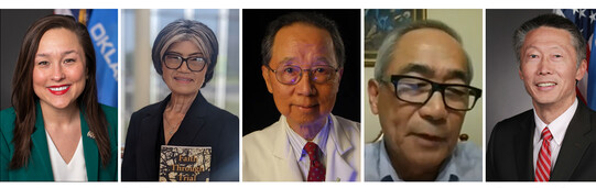 State Rep Cyndi Munson, Dr. Thanh Van Anderson, Dr. Jordan Tang, Dr. Dick Hsieh, Former State Sentaor Ervin Yen
