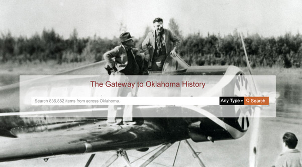 The Gateway to Oklahoma History Rogers and Post at Plane