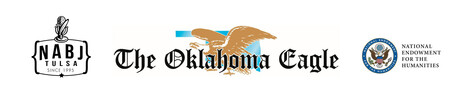 NABJ logo and The Oklahoma Eagle logo and the National Endowment for the Humanities logo