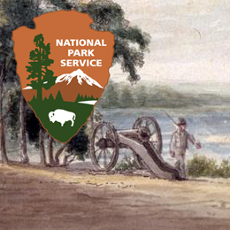 Fort Smith Historic Site icon and National Park Service logo