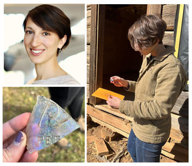 photo montage of Archaeologist and Anthropologist Kristina Wyckoff