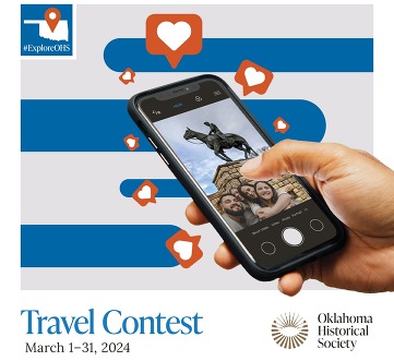 Explore OHS Travel contest icon with a cell phone and heart emoticons