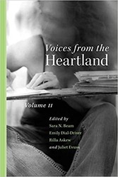 A book cover for the title Voices from the Heatland II