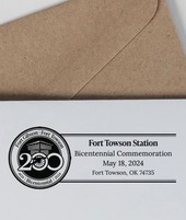 200th Fort Towson postage cancelation