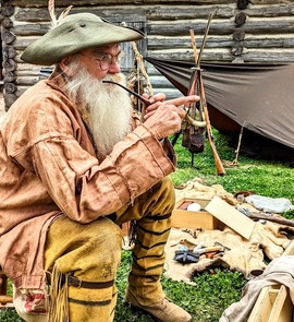 A Hunter Trapper at the Fort Gibson 200th Bicentennial 