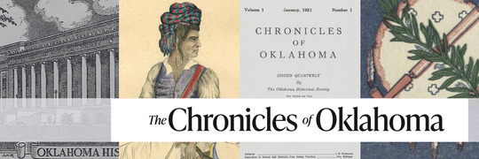A banner with various covers of the Chronicles of Oklahoma 