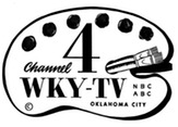 WKY logo in the form of a painters palette the number 4 and the words WKY TV are most prominent