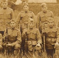 Company E, 142nd Infantry, 36th Division in France  (21336, OHS Photograph Collection)