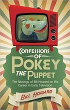 The book cover of "Confessions of Pokey the Puppet. The book cover features a photo of Pokey the Puppet