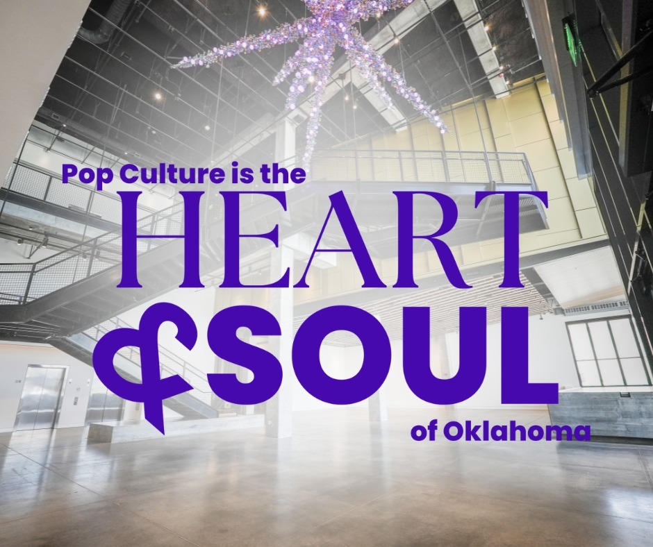 The OKPOP main lobby and sculpture 