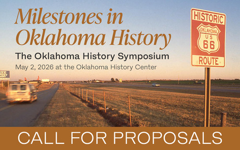 A scene from Route 66 as the sun is setting, with cars rushing in both directions and the words "Call for Proposals"