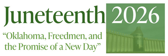 The words Juneteenth 2026 and the Oklahoma History Center