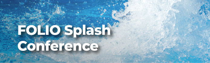 FOLIO Splash Conference header