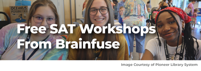 Free SAT Workshops from Brainfuse header - Jan 26