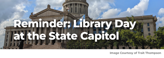 Reminder: Library Day at the State Capitol - Feb 26 header