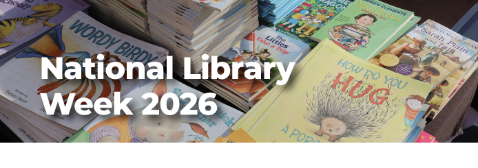 National Library Week 2026 header - April 26