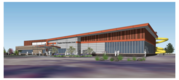 exterior rendering of Willa D. Johnson Recreation Center