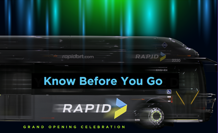 RAPID Know Before You Go Dark Grey Graphic