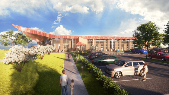 rendering of Almonte Library exterior