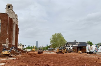 Capitol Hill Plaza progress photo