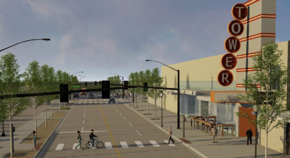 Rendering of NW 23rd Street.