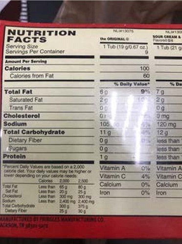 Nutrition Label