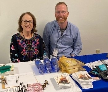 Tony & Susie at health fair okhca