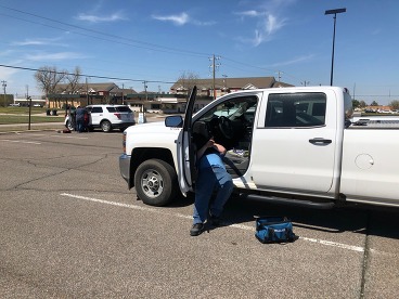 Geotag instillation on a Fleet vehicle