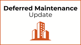 Deferred Maintenance Update
