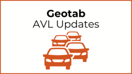 Geotab AVL updates