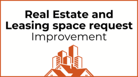 Real Estate and Leasing space request improvement