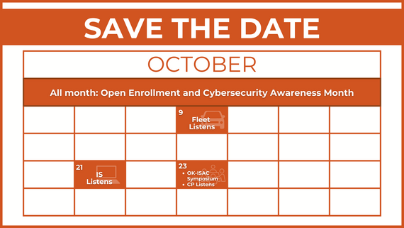 Save the date: October OMES events