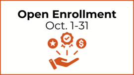 Open Enrollment: Oct. 1-31
