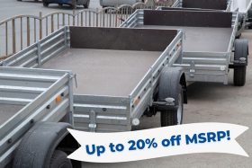 Trailers - up to 20% off MSRP