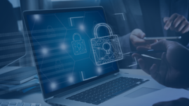 Decorative image: laptop cybersecurity