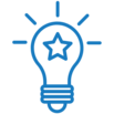 Decorative: lightbulb icon