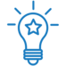 Decorative: lightbulb icon