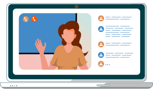 Decorative icon: webinar