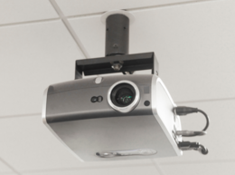 Ceiling mounted projector