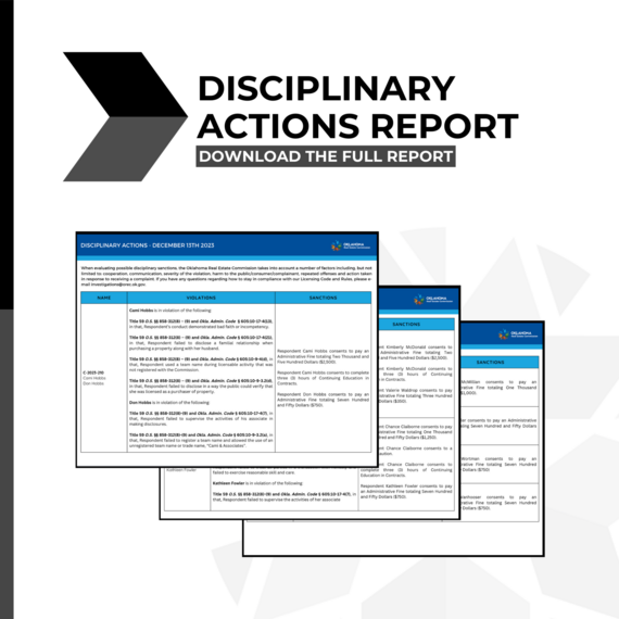 disciplinary actions jan 2024
